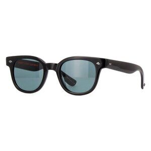 New GARRETT LEIGHT Canter Black Square 2113 BIO BK/BS Sunglasses Women